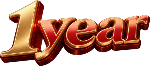 1year logo